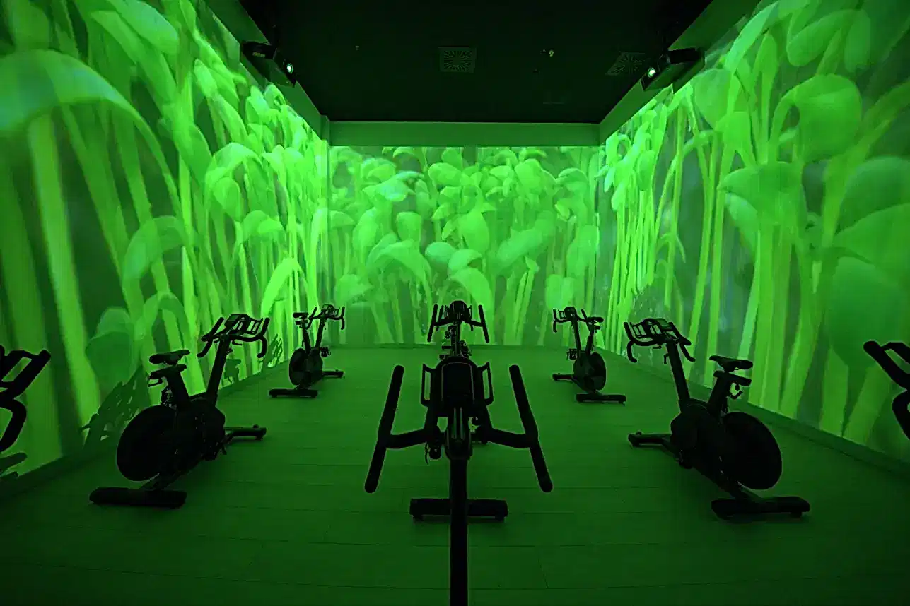 Bursa ParkOra spor salonu – grup dersleri, zumba ve spinning için kullanılan studio alanı